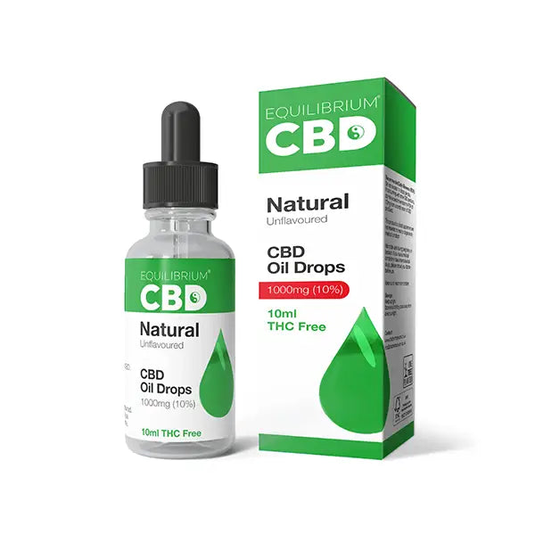1000mg Equilibrium CBD Oil 10ml - Natural Flavour - CBD Products
