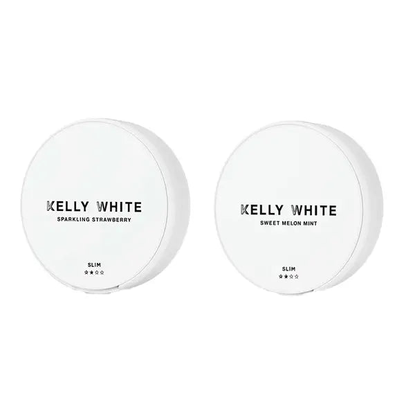 10mg Kelly White Medium Slim Nicotine Pouches - 20 Pouches - Smoking Products