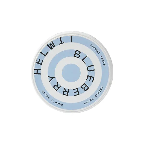 15mg HELWIT Extra Strong Blueberry Nicotine Pouches - 20 Pouches - Smoking Products