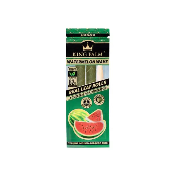 2 King Palm Flavoured Slim 1.5G Rolls - Smoking Products
