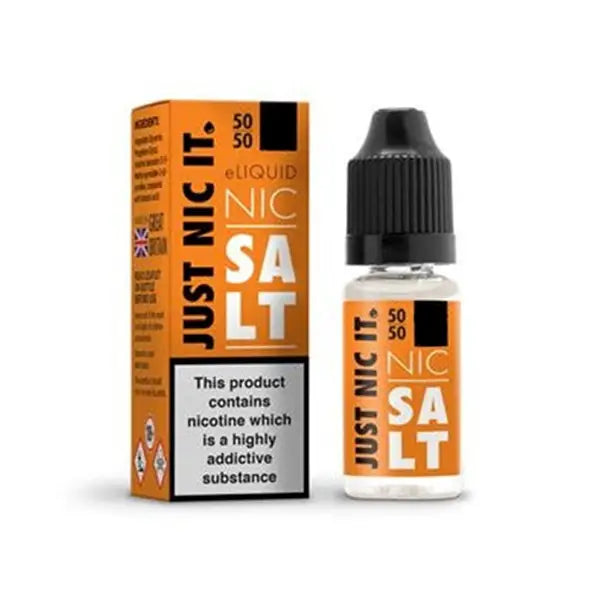 20mg Just Nic It Nic Salt 10ml (50VG/50PG) - Vaping Products