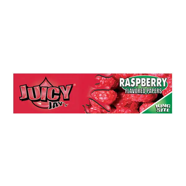 24 Juicy Jay King Size Flavoured Slim Rolling Paper - Full Box - Smoking Products