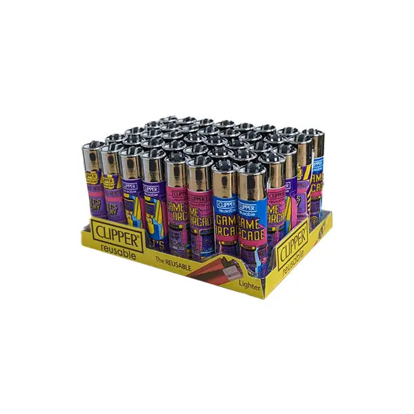 40 Clipper Classic Large Flint Gamer 4 Life - CL3C1581UKH - Smoking Products