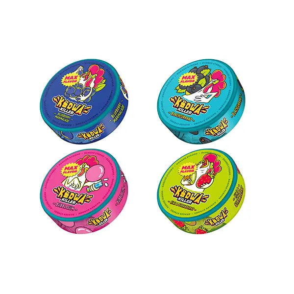 46.9mg Kurwa Killer Nicotine Pouches - 20 Pouches - Smoking Products