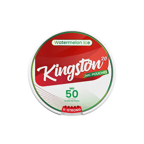50mg Kingston Nicotine Pouches - 20 Pouches - Smoking Products