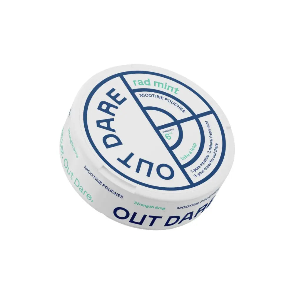 6mg OUTDARE Rad Mint Nicotine Pouch - 20 Pouches - Smoking Products