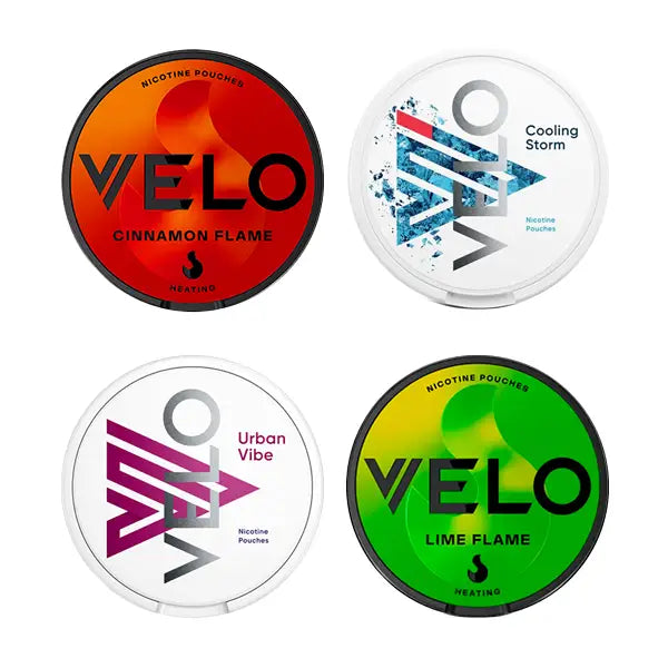 8mg Velo Slim Medium Strength Nicotine Pouches - 20 Pouches - Lime Flame - Smoking Products