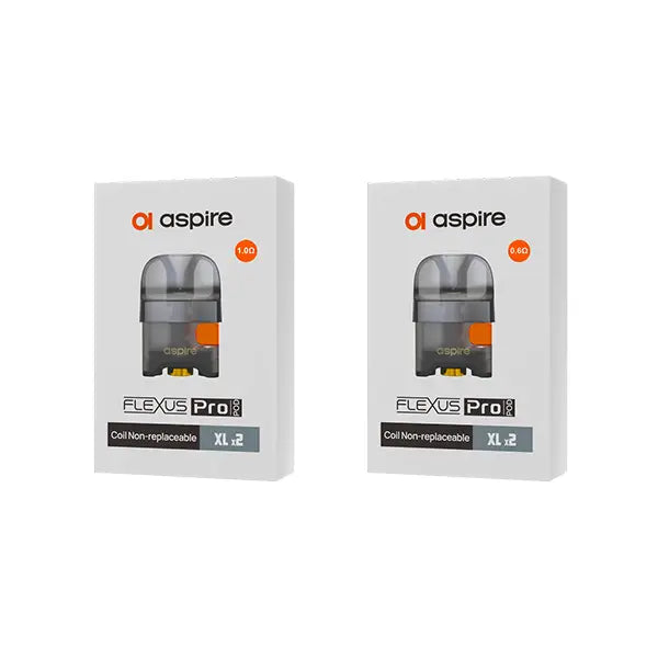 Aspire Flexus Pro Replacement Empty Pods XL 3ml (0.6Ohm 1.0Ohm) - Vaping Products