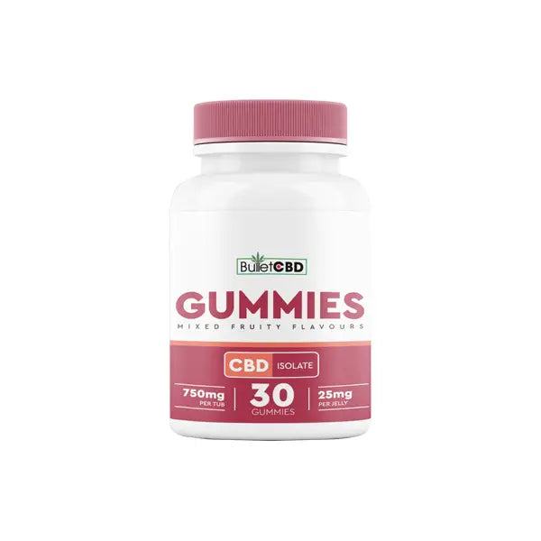 Bullet CBD 750mg CBD Isolate Gummies - 30 Pieces - CBD Products