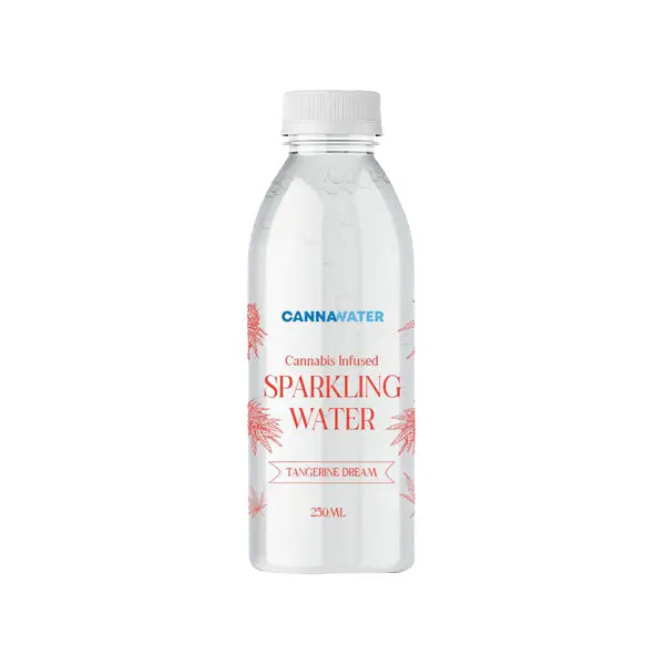 Cannawater Cannabis Infused Tangerine Dream Sparkling Water 250ml bottle