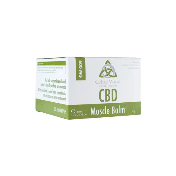 Celtic Wind Crops 600mg CBD Muscle Balm - 40ml (BUY 1 GET 1 FREE) - CBD Products