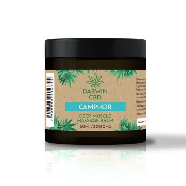 Darwin CBD 3000mg CBD Camphor Massage Balm - 60ml - CBD Products