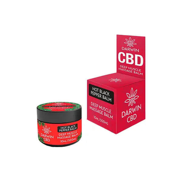 Darwin CBD 500mg Hot Black Pepper Balm - 10ml - CBD Products
