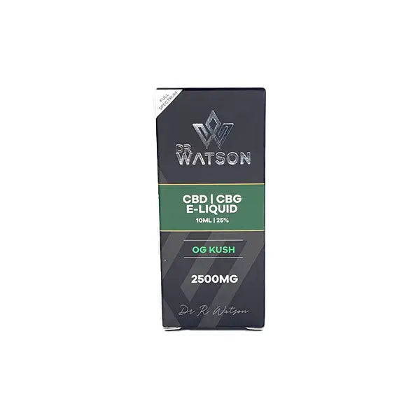 Dr Watson 2500mg CBD E-Liquid OG Kush - 10ml - CBD Products
