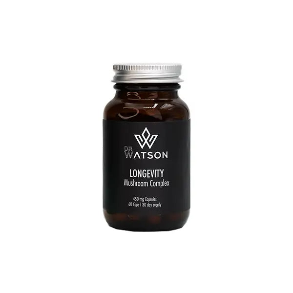 Dr Watson Longevity Mushroom Complex Vegan Capsules 60 Pieces - Nootropics & Supplements