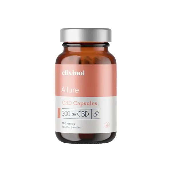 Elixinol 300mg CBD Allure Capsules - 30 Caps - CBD Products