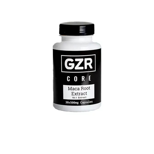 GZR 500mg Maca Root Capsules - 30 Capsules - Nootropics & Supplements
