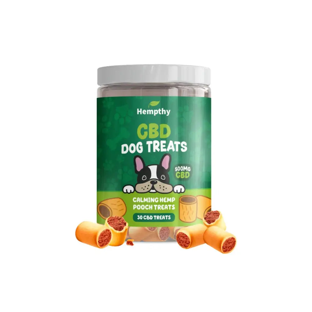 Hempthy 500mg Calming Hemp Dog Treats - 30 Treats - CBD Products