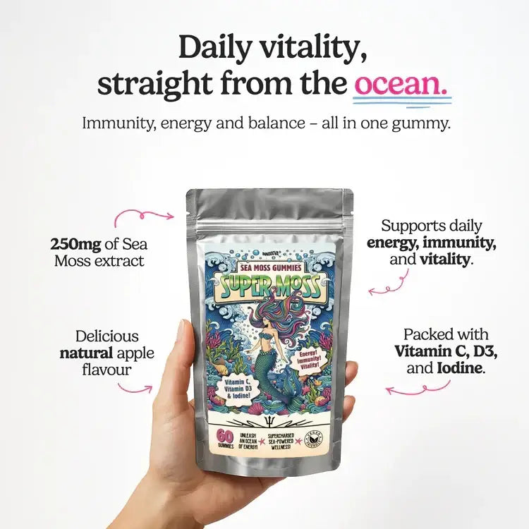 Innooova Supermoss Gummies Full Pack - 60 Gummies - Nootropics & Supplements