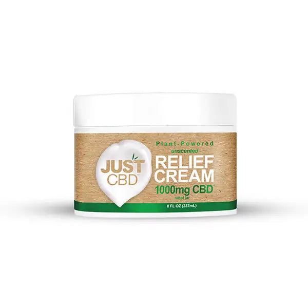 Just CBD 1000mg Pain Relief Cream - 237ml - CBD Products