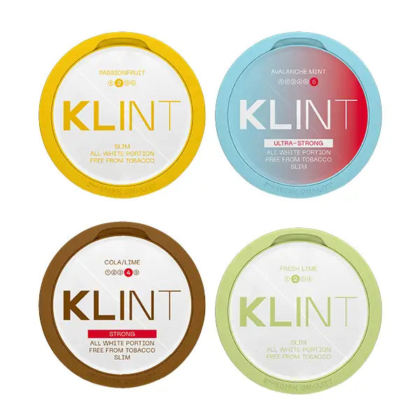 Klint Nicotine Pouches Full Sleeves - 4 For 2 Multi-Buy - Smoking Products