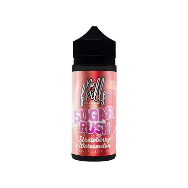 No Frills Collection Sugar Rush 80ml Shortfill 0mg (80VG/20PG) - Vaping Products