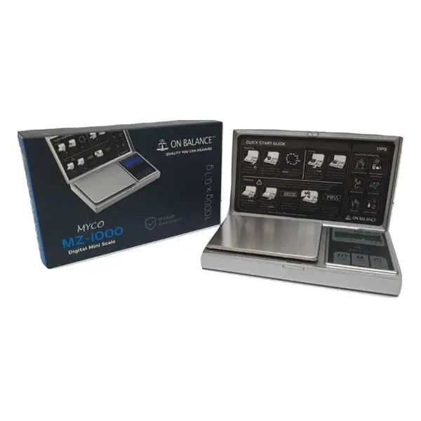 On Balance Myco MZ 0.1g - 1000g Digital Scale (MZ-1000) - Smoking Products