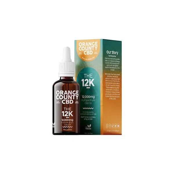 Orange County CBD 12000mg Full Spectrum CBD Oil - 100ml - CBD Products