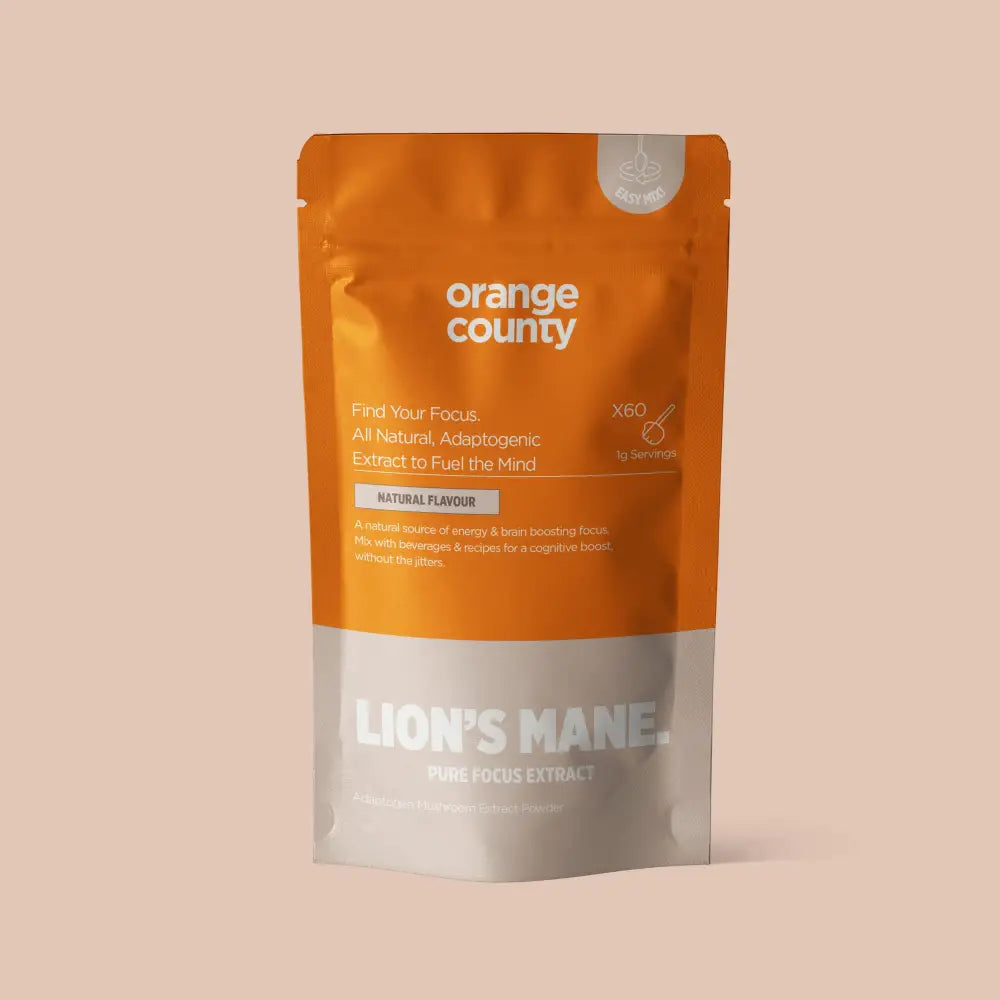 Orange County Organic Pure Lion’s Mane Extract Powder Max Strength 240000mg - Nootropics & Supplements