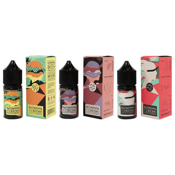 Pachamama 500mg CBD Vaping Liquid 30ml (70PG/30VG) - CBD Products