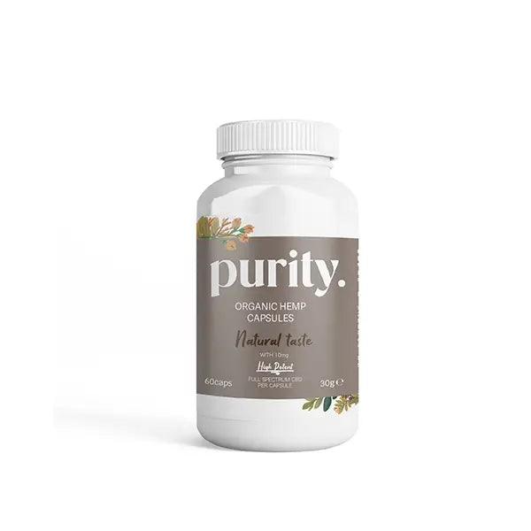 Purity 600mg Full-Spectrum High Potency CBD Capsules - 60 caps - CBD Products
