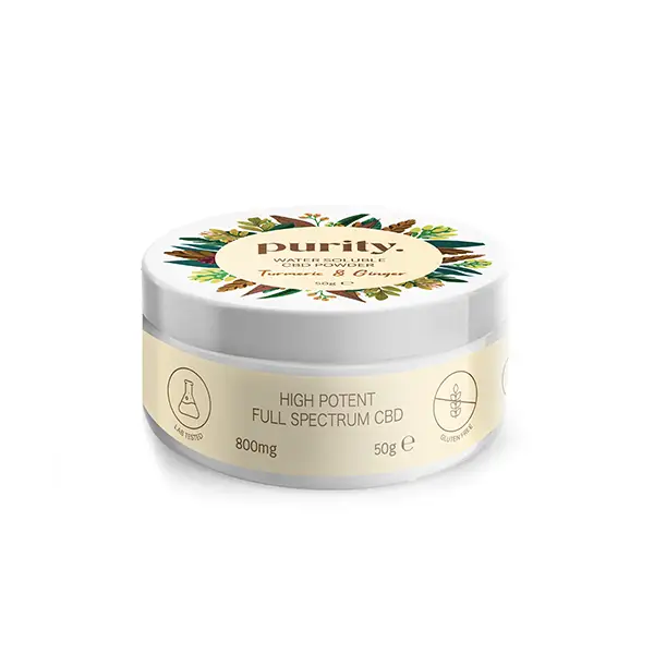 Purity 800mg Full-Spectrum High Potency CBD Water Soluble Powder 50g - OWN