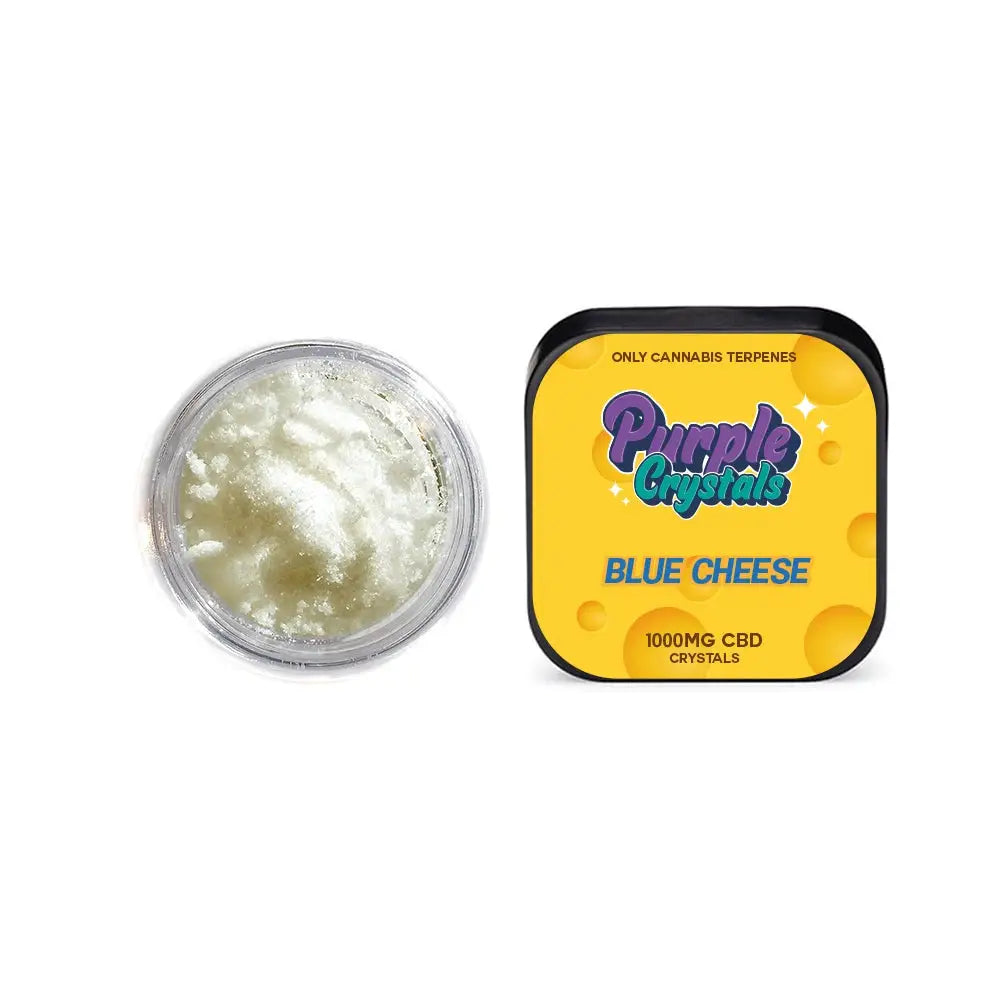 Purple Crystals by Purple Dank 1000mg CBD Crystals - Blue Cheese (BUY 1 GET 1 FREE) - 0.5g - CBD Products