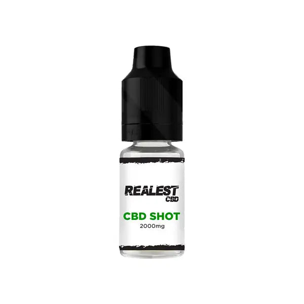 Realest CBD 2000mg CBD E-Liquid Booster Shot 10ml (BUY 1 GET 1 FREE) - Vaping Products