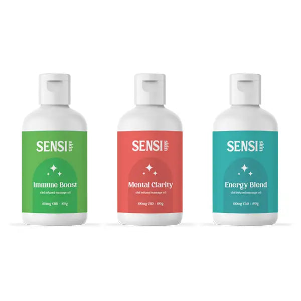 Sensi CBD 100mg CBD Massage Oil - 100ml (BUY 1 GET 1 FREE) - CBD Products