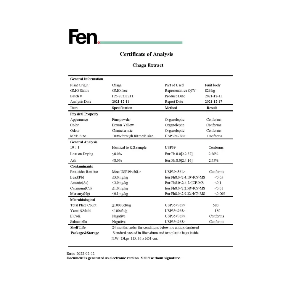 The Shroom Shop Chaga Mushroom 90000mg Powder - Nootropics & Supplements