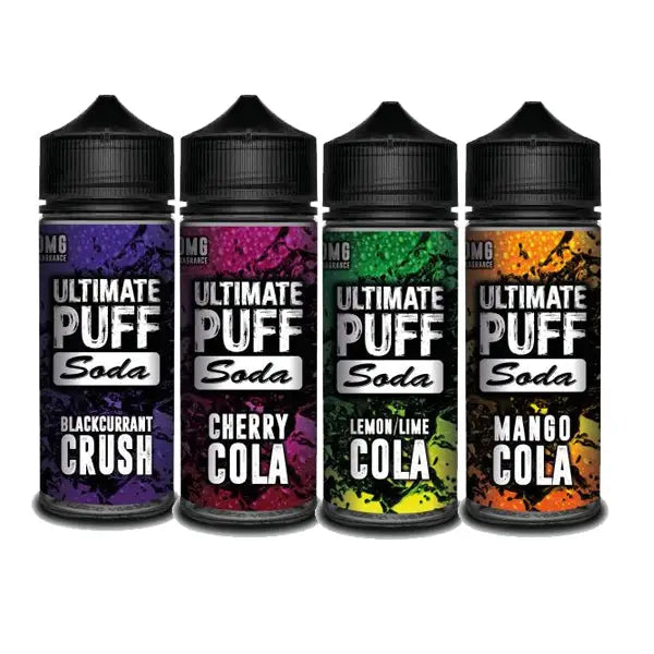 Ultimate Puff Soda 0mg 100ml Shortfill (70VG/30PG) - Cherry Cola - Vaping Products