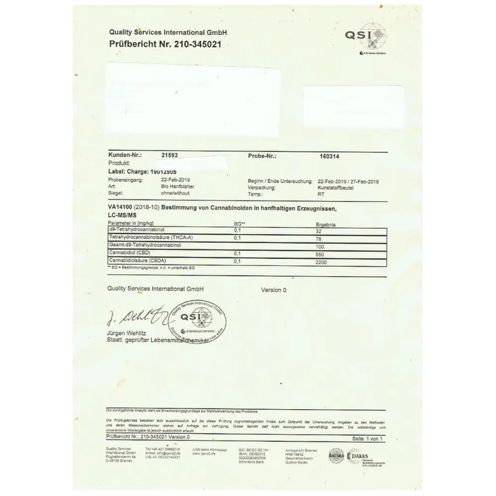 Ultracalm 1.5% CBD Hemp Tea - Cherry Bakewell 40g - CBD Products