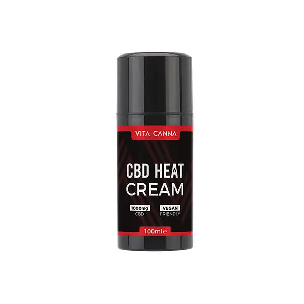 Vita Canna 1000mg CBD Heating Cream 100ml - CBD Products