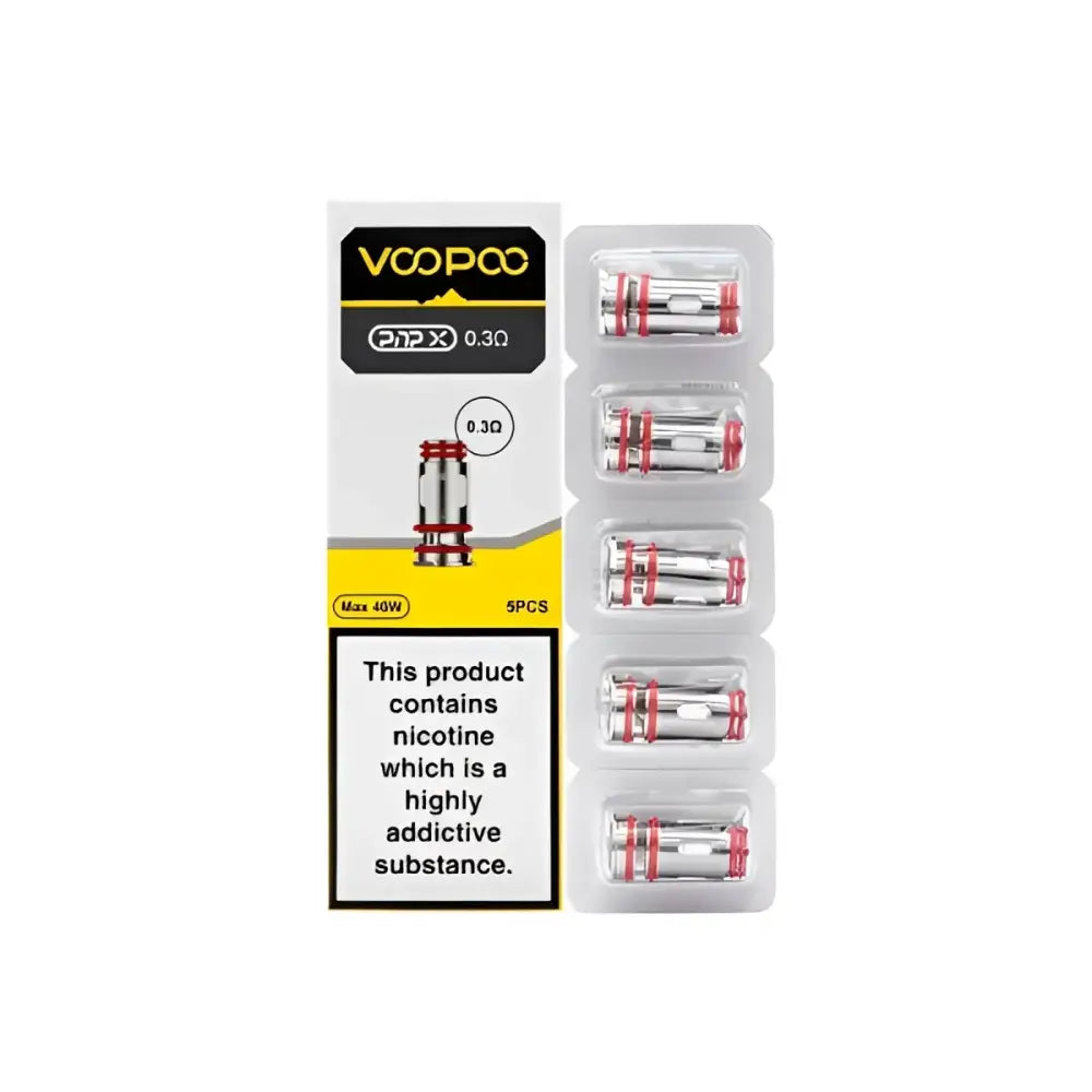 VooPoo PnP X Replacement Coils (0.15Ohm/0.2Ohm/0.3Ohm/0.6Ohm) - Vaping Products