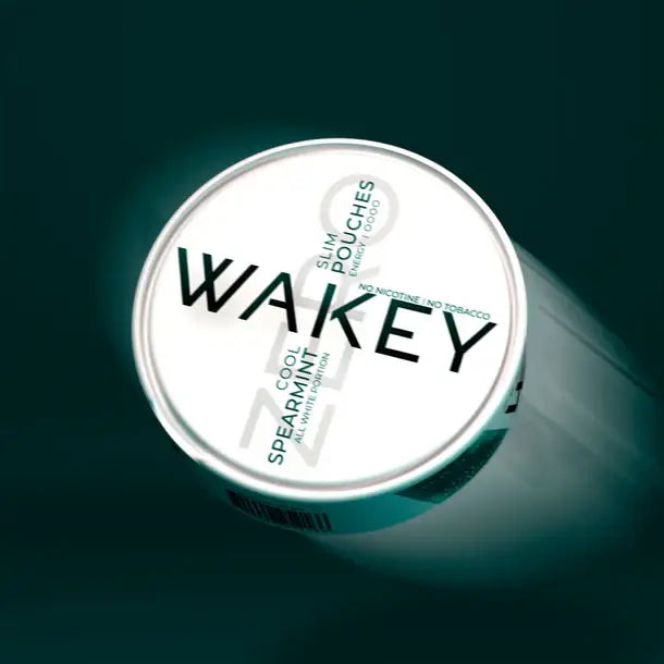 Wakey Zero Cool Spearmint Pouches - 20 Pouches For Fresh Breath Without Chewing Chewing Gum Alternative - Smoking