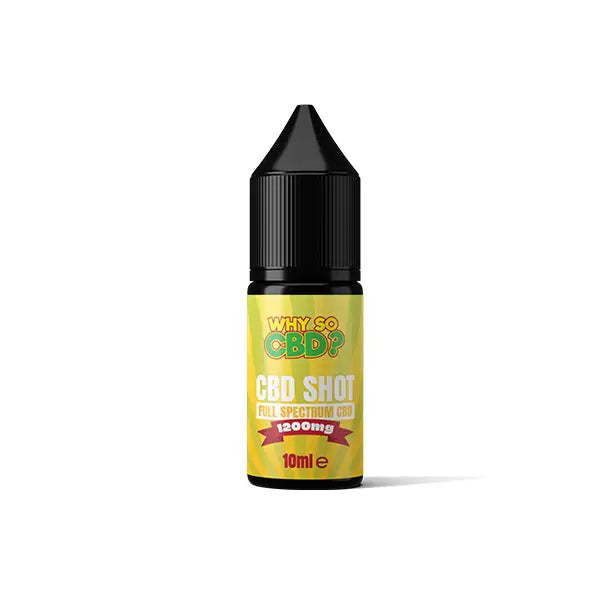 Why So CBD? 1200mg Full Spectrum CBD Shot 10ml - CBD Products