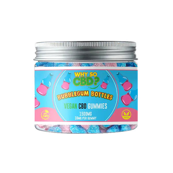 Why So CBD? 1500mg Broad Spectrum CBD Small Vegan Gummies - 11 Flavours - CBD Products