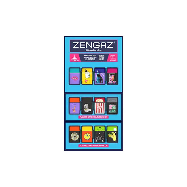 Zengaz Cube ZL-30 (30EU) Jet Lighters CDU Bundle + 48 Units Set - Smoking Products