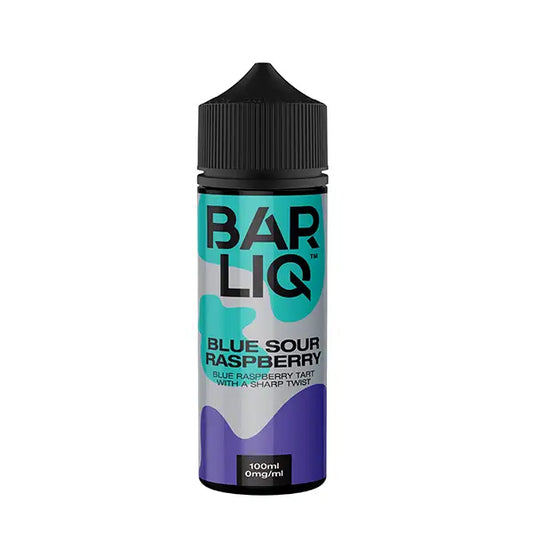 0mg Bar Liq shortfill 120ml (70VG/30PG) - Blue Sour Raspberry - Vaping Products