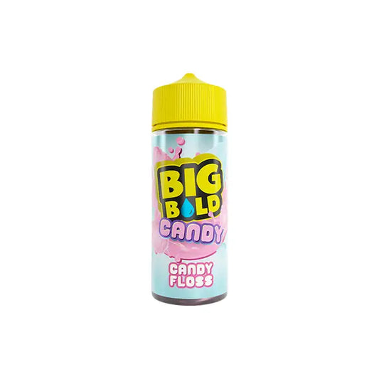 0mg Big Bold Candy Series 100ml E-liquid (70VG/30PG) - Candy Floss - Vaping Products