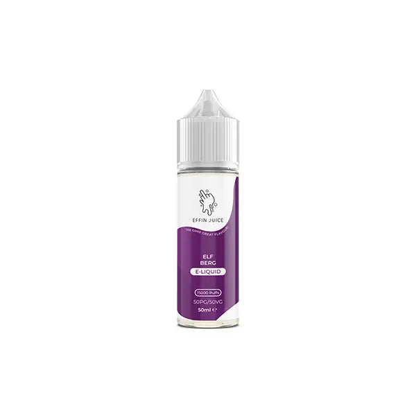 0mg EFFIN Juice 50ml Shortfill 0mg (50VG/50PG) Vaping Products