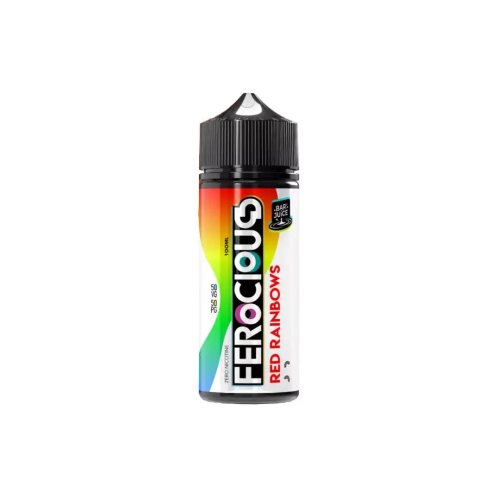 0mg Fantasi Ferocious Bar Juice 100ml Shortfill (50VG/50PG) - Vaping Products