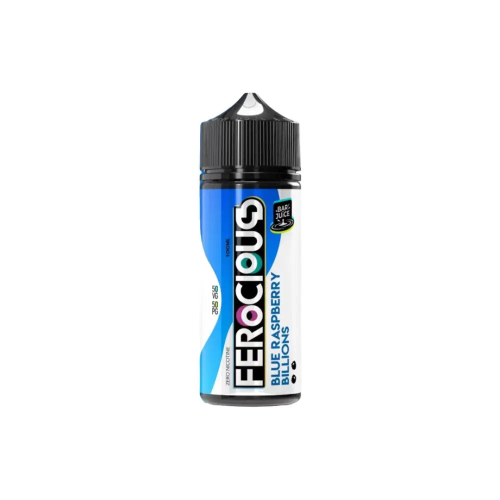 0mg Fantasi Ferocious Bar Juice 100ml Shortfill (50VG/50PG) - Vaping Products