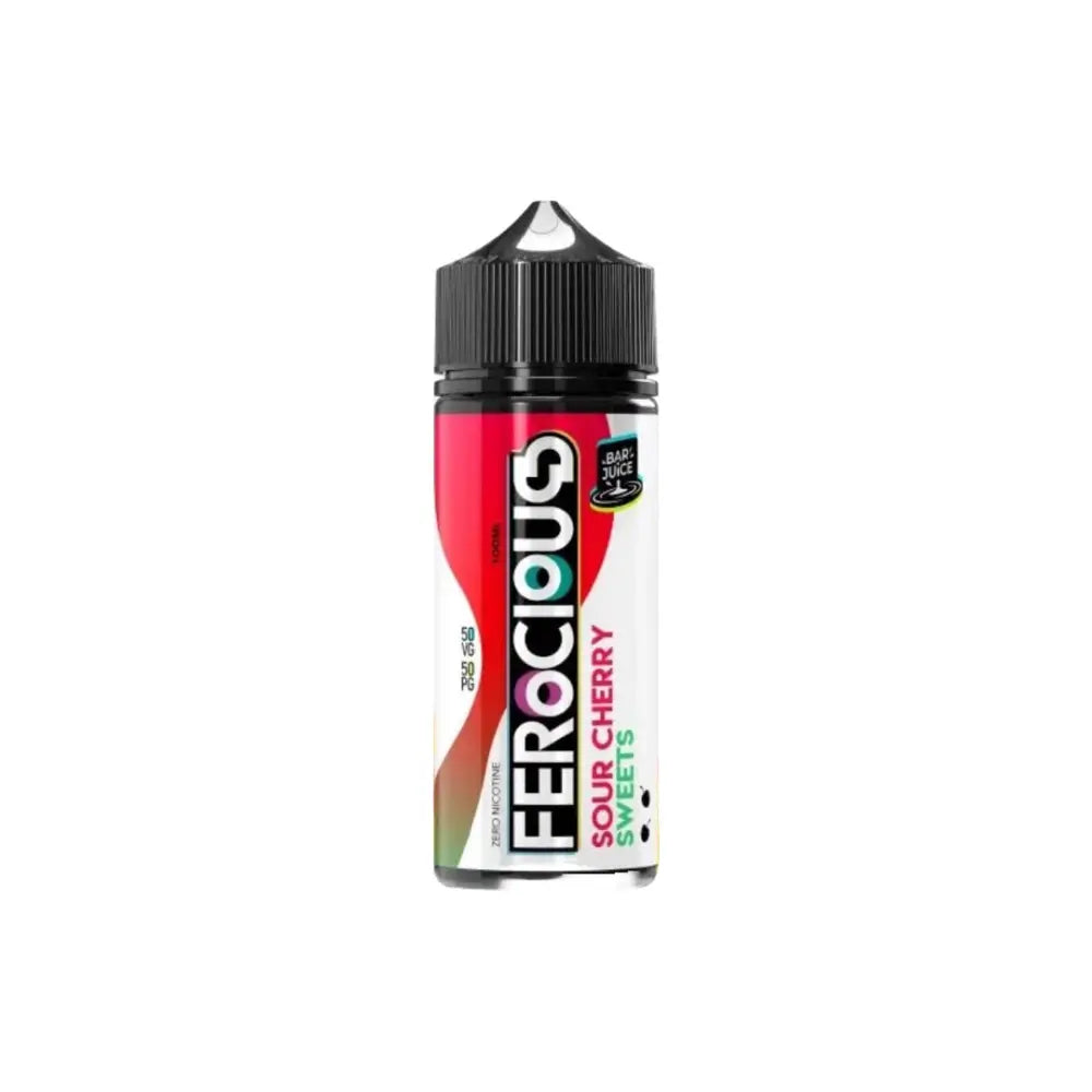 0mg Fantasi Ferocious Bar Juice 100ml Shortfill (50VG/50PG) - Vaping Products